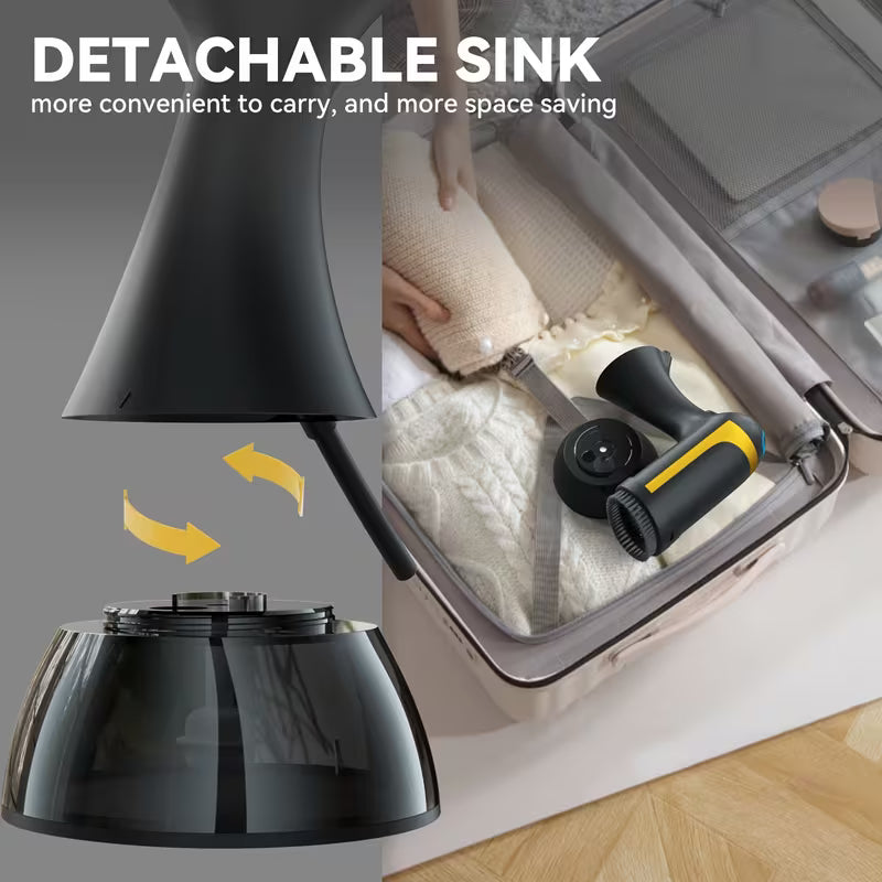 Handheld Garment Steamer – 20-Second Heat-Up, Travel-Ready