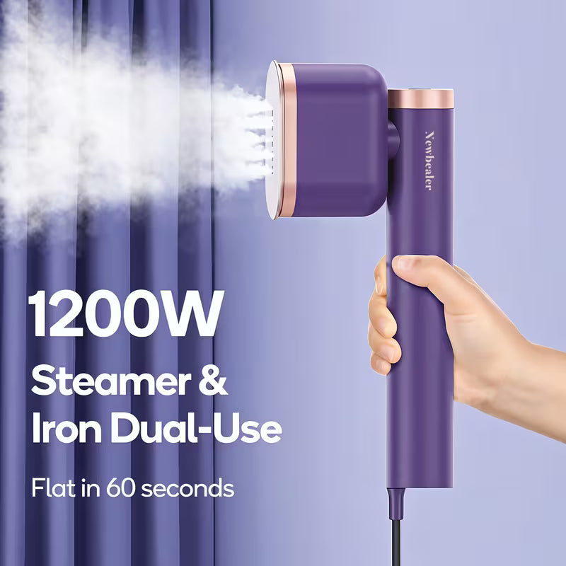 Handheld Garment Steamer – 1200W Portable Clothes Steamer for Home & Travel
