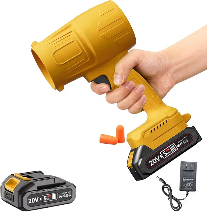 AeroJet™ 20V Cordless Jet Dry Blower | 20000RPM Turbo Car Dryer & Leaf Blower