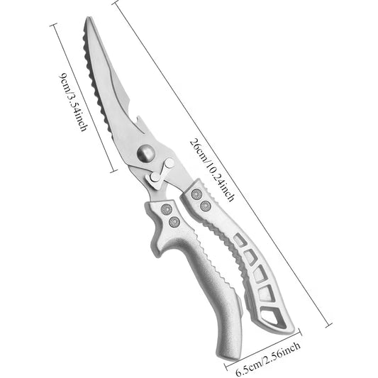 Pro Kitchen Shears – Stainless Steel Multi-Purpose Scissors