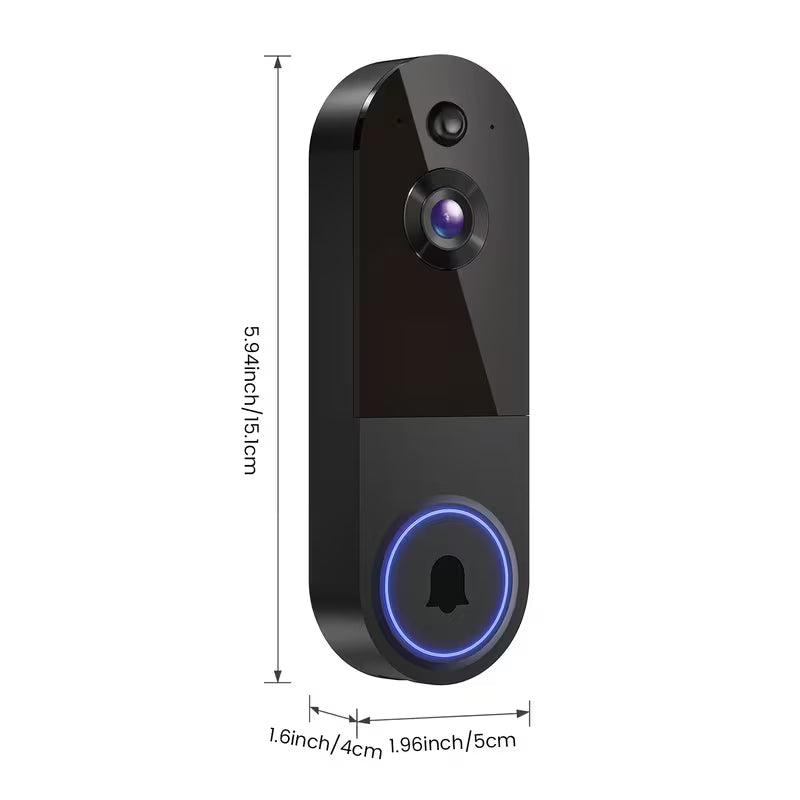 Smart Video Doorbell – 1080P HD, Night Vision & Two-Way Audio
