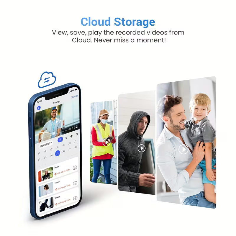 Smart Video Doorbell – 1080P HD, Night Vision & Two-Way Audio
