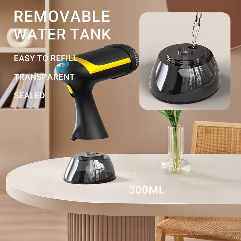 Handheld Garment Steamer – 20-Second Heat-Up, Travel-Ready